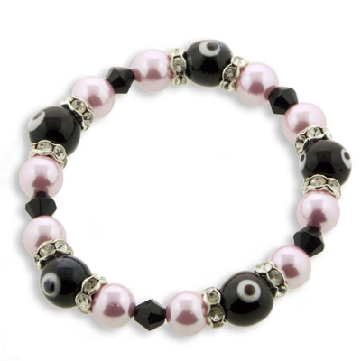 Elegant Black and Lavender Pink
