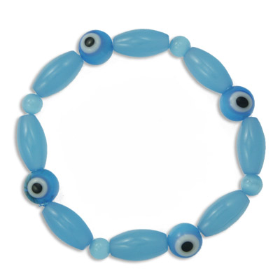 Opaque Turquoise Blue Bracelet
